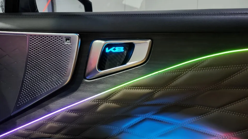 Kia K8 カーフィルム施工事例｜断熱・スモーク効果 施工写真 2-2