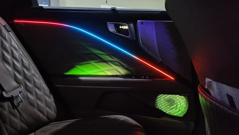 Kia K8 カーフィルム施工事例｜断熱・スモーク効果 施工写真 3-2