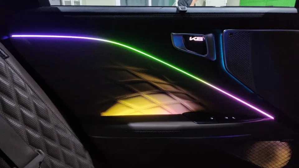 Kia K8 カーフィルム施工事例｜断熱・スモーク効果 施工写真 3-3