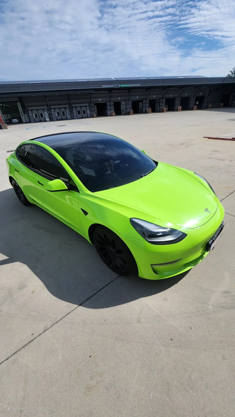 Tesla Model 3のカーラッピング事例|費用目安・仕上がり 施工写真 3-3