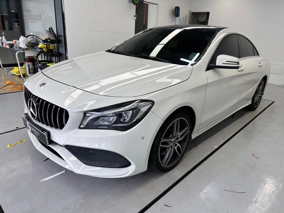 Mercedes-Benz CLA220 vinyl wrap - Mercedes-Benz CLA220 Vinyl Wrap Review: Satin Yellow Transformati photo 3
