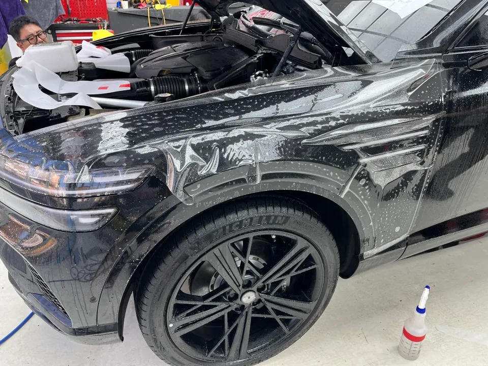 Genesis GV80 Coupe PPF施工事例｜韓国での実例 施工写真 4