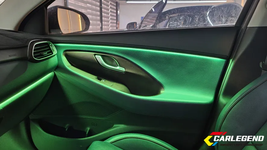 Hyundai i30 ambient lighting - Hyundai i30 Ambient Lighting Review: Custom Install Cost photo 3