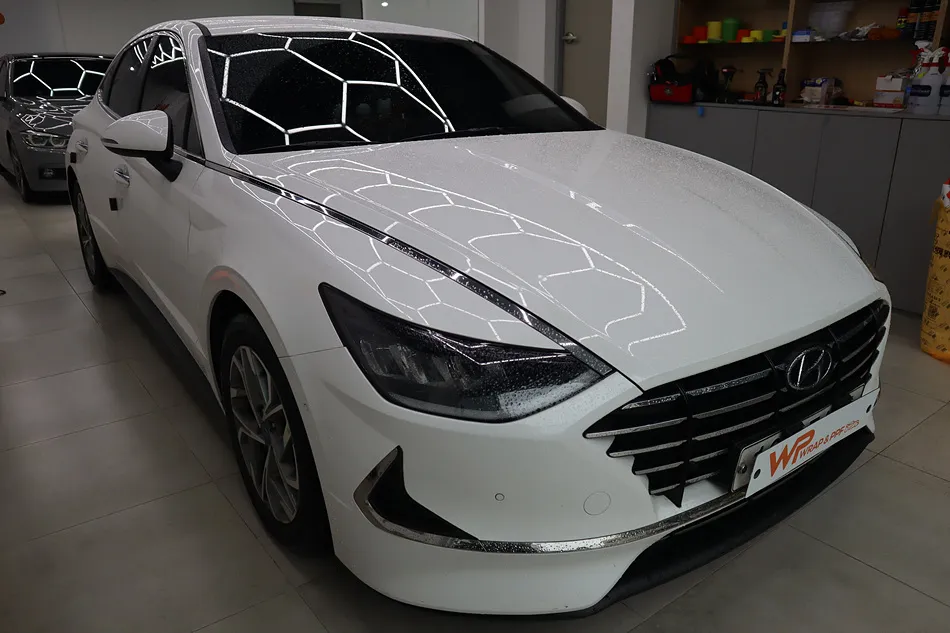 Hyundai Sonataのガラスコーティング事例|費用目安・仕上がり 施工写真 2-1