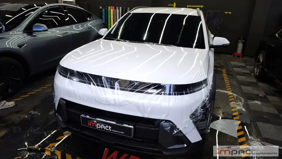 Hyundai KonaのPPF施工事例|費用目安と仕上がり 施工写真 2-1