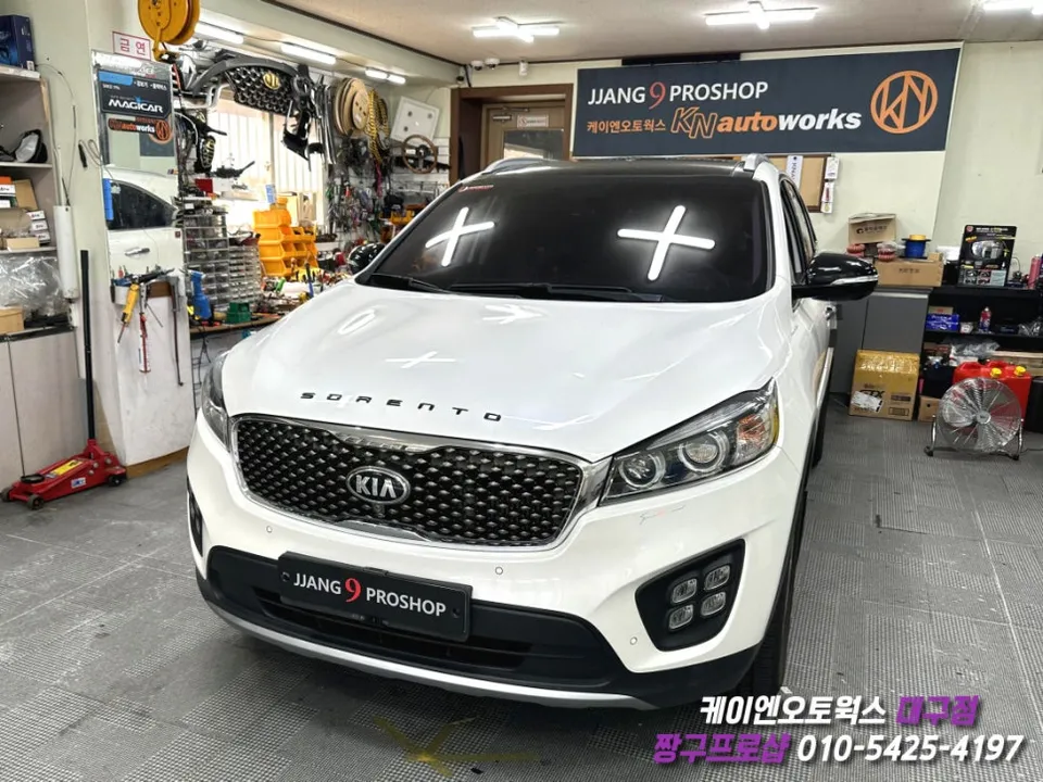 Kia Sorento MQ4のカーフィルム施工事例｜費用目安・仕上がり 施工写真 1-1