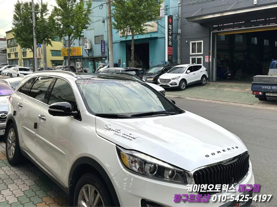 Kia Sorento MQ4のカーフィルム施工事例｜費用目安・仕上がり 施工写真 3-1