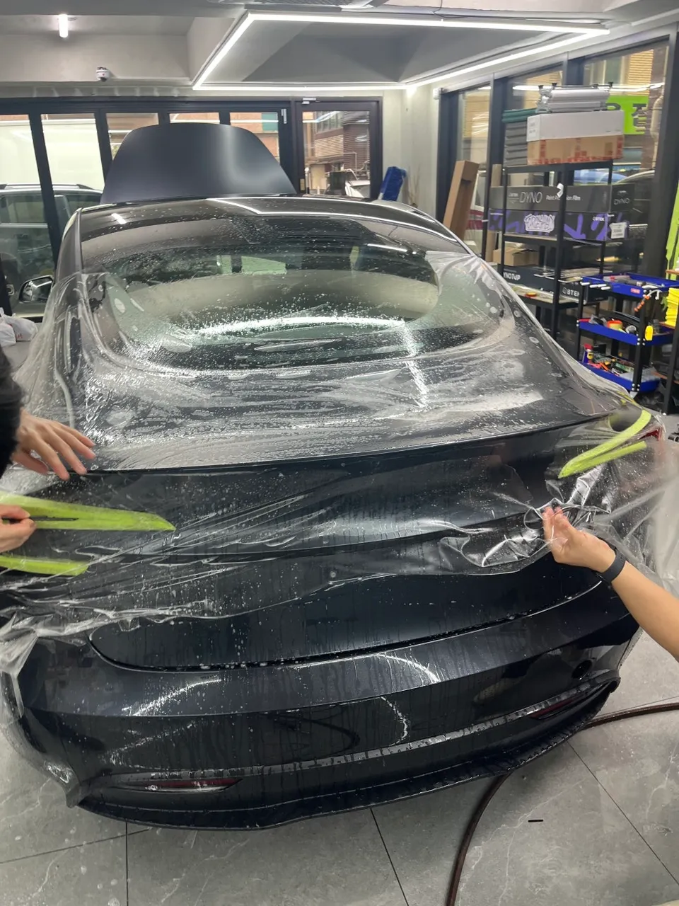 Tesla Model 3の無光PPF施工事例｜費用目安・仕上がり 施工写真 4-1