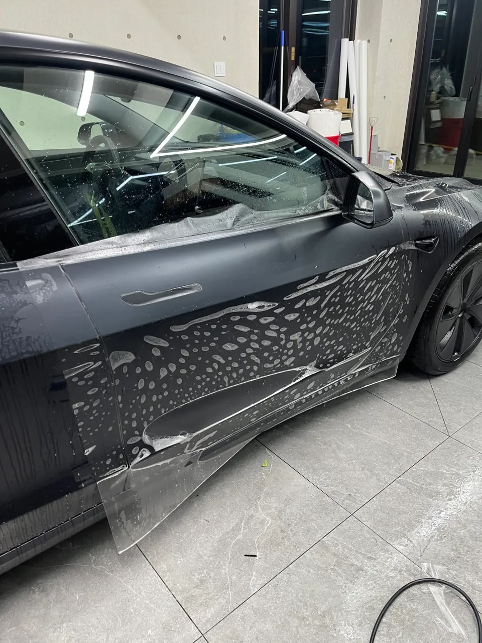 Tesla Model 3の無光PPF施工事例｜費用目安・仕上がり 施工写真 2-2