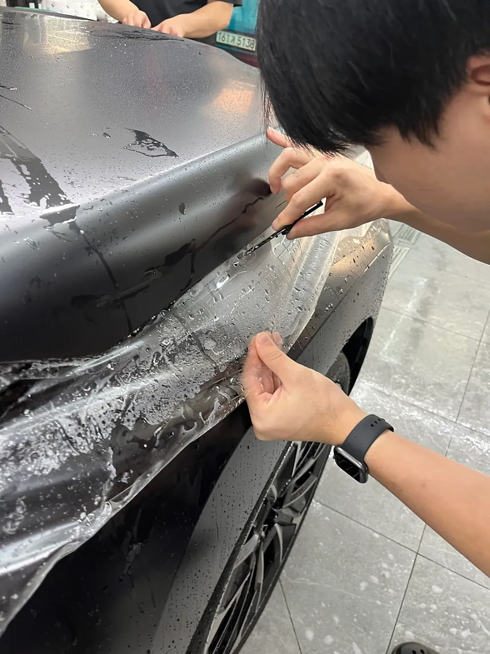 Tesla Model 3の無光PPF施工事例｜費用目安・仕上がり 施工写真 3-2