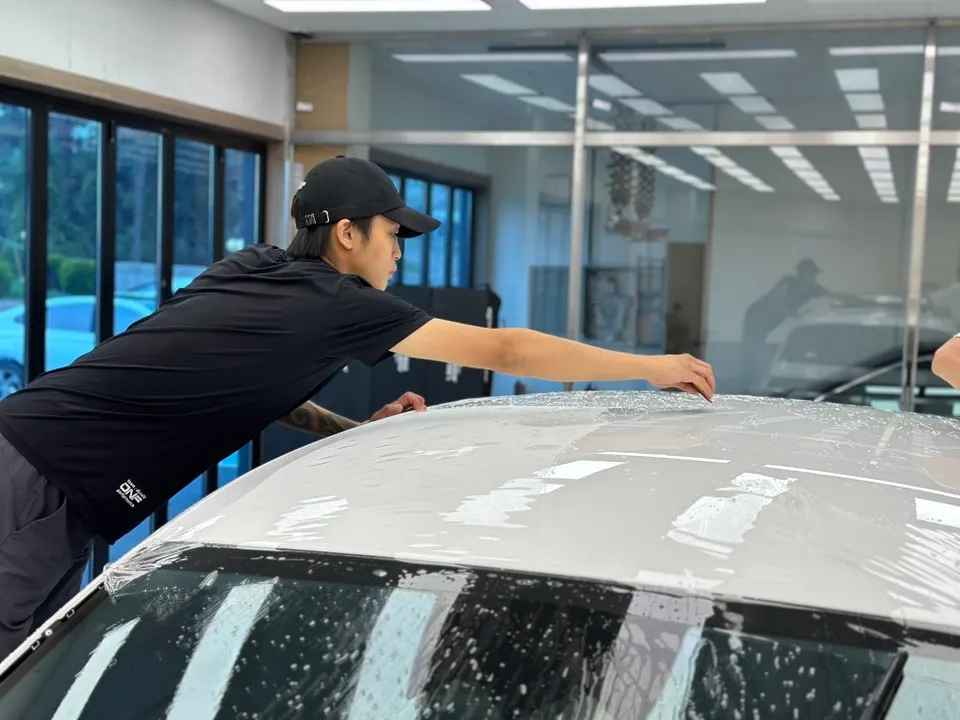 Hyundai IONIQ 5 PPF施工事例|費用目安と仕上がり 施工写真 2-2