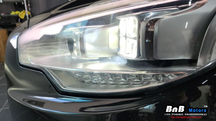 Kia K900 body repair - Kia K900 Headlight Repair Review — Restored Beam photo 4
