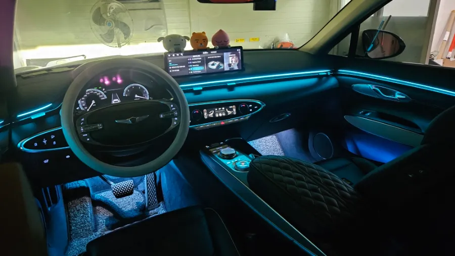 Genesis GV70 ambient lighting - Genesis GV70 Ambient Lighting Upgrade Review photo 3