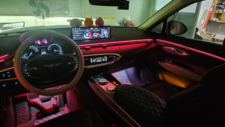 Genesis GV70 ambient lighting - Genesis GV70 Ambient Lighting Upgrade Review photo 4