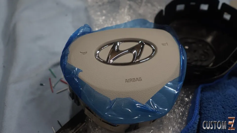 Hyundai Palisade steering wheel - Hyundai Palisade Custom Steering Wheel Review — Luxury Interior U photo 5