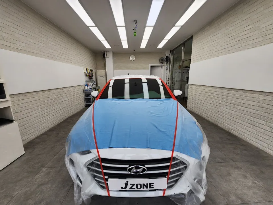 Hyundai Elantraのカーフィルム施工事例|費用目安・仕上がり 施工写真 3-2