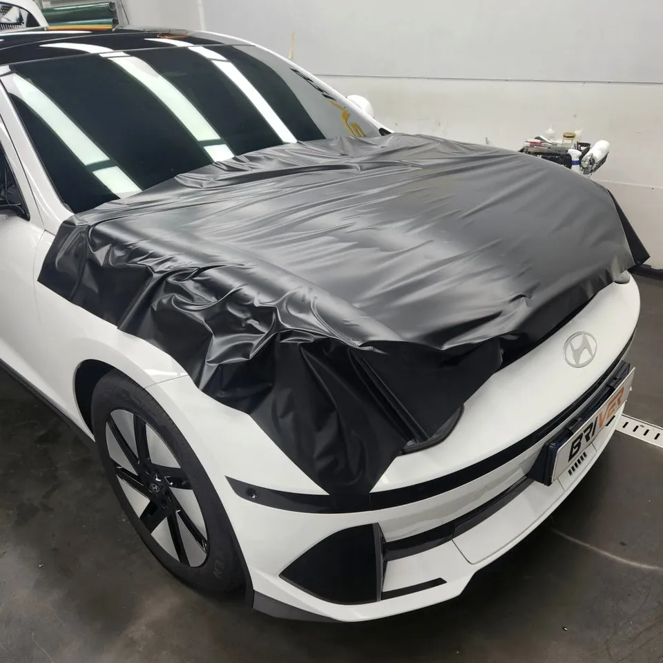 Hyundai IONIQ ppf - Hyundai IONIQ PPF Review: All-Black Transformation photo 3