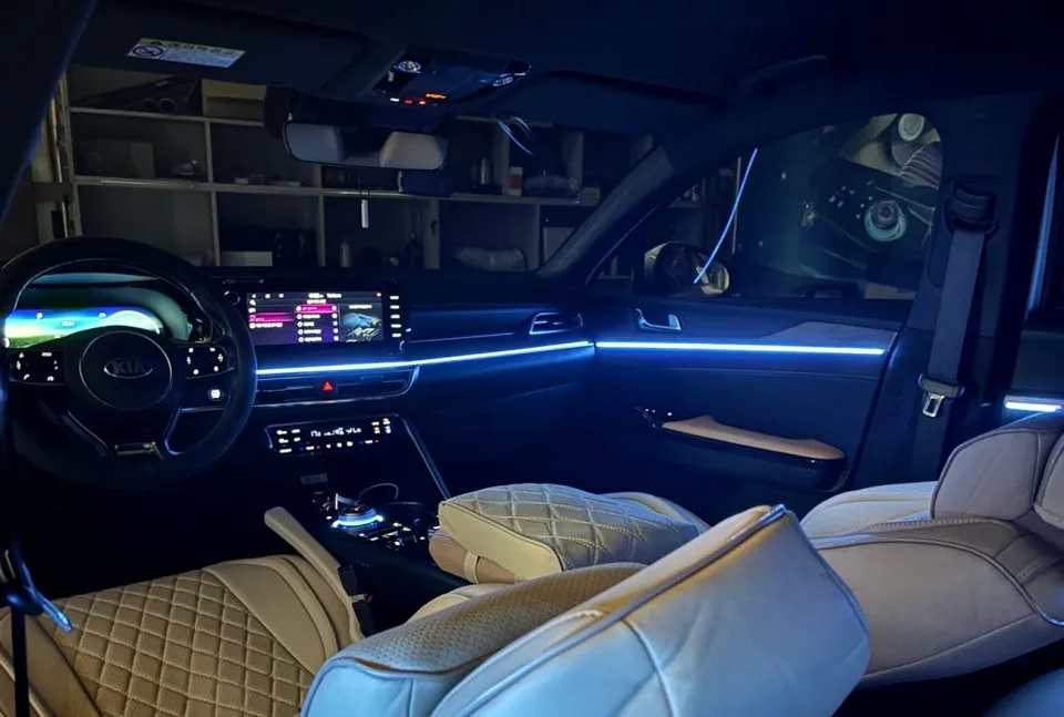 Kia K5 DL3 ambient lighting - Kia K5 DL3 Ambient Lighting Review — Cost & Results photo 4