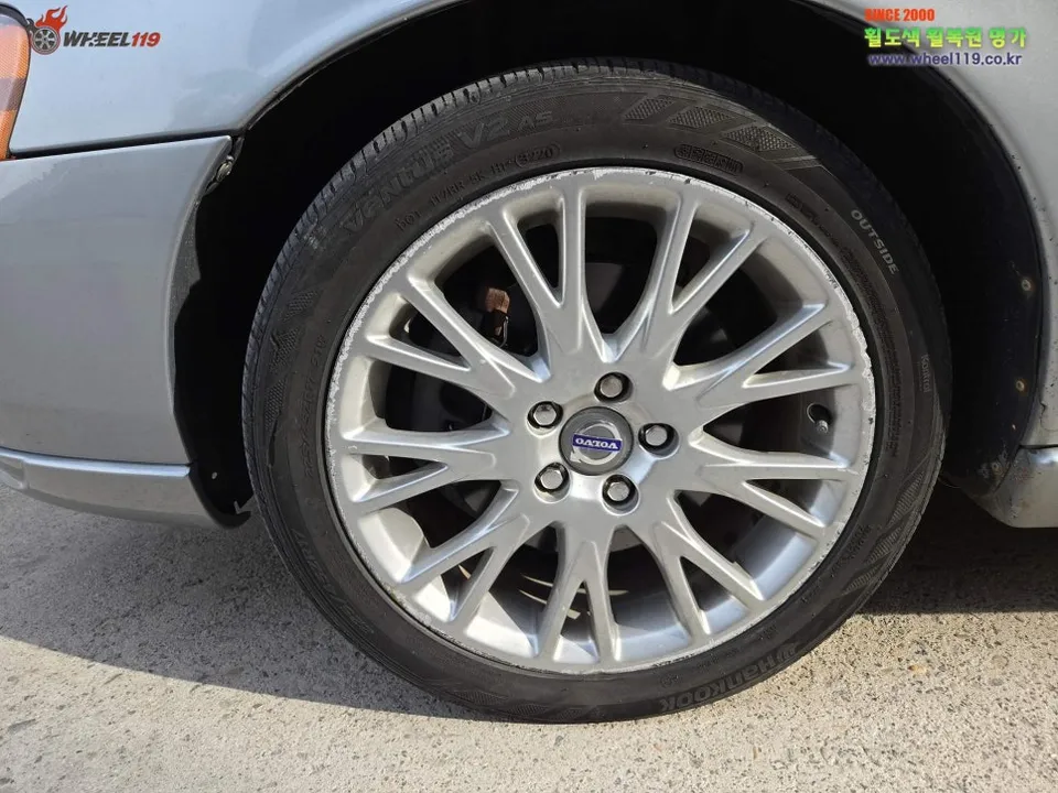 Volvo S60 wheel repair installation result