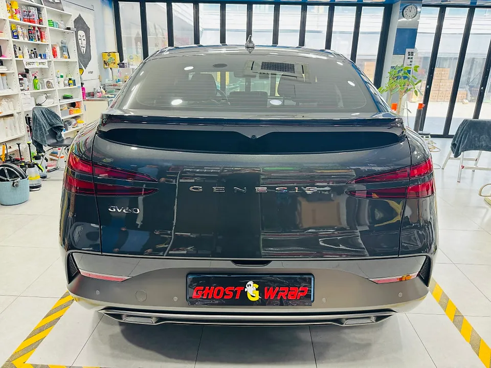 Genesis GV60のカーラッピング事例 施工写真 5