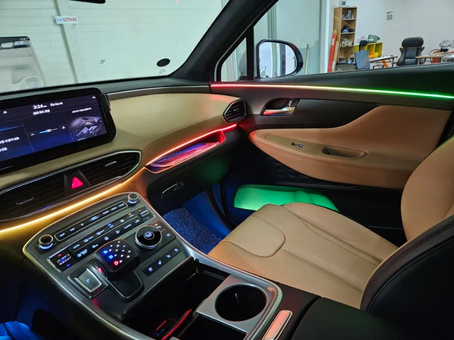 Hyundai Santa Fe TM ambient lighting - Hyundai Santa Fe TM Ambient Lighting Upgrade Review photo 4