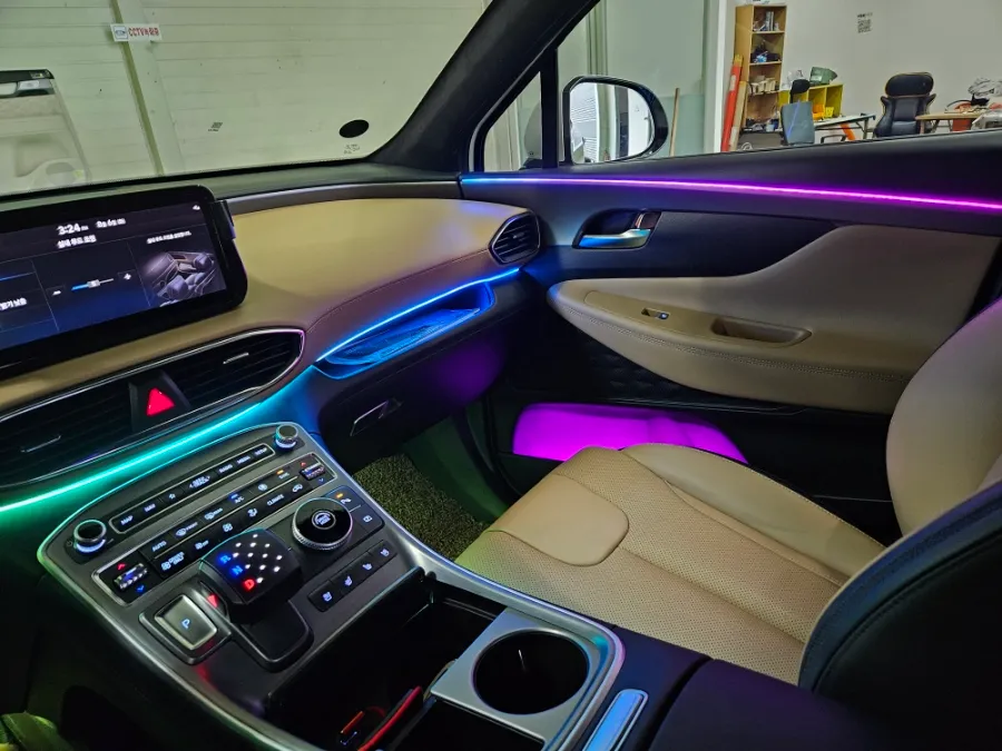 Hyundai Santa Fe TM ambient lighting - Hyundai Santa Fe TM Ambient Lighting Upgrade Review photo 5
