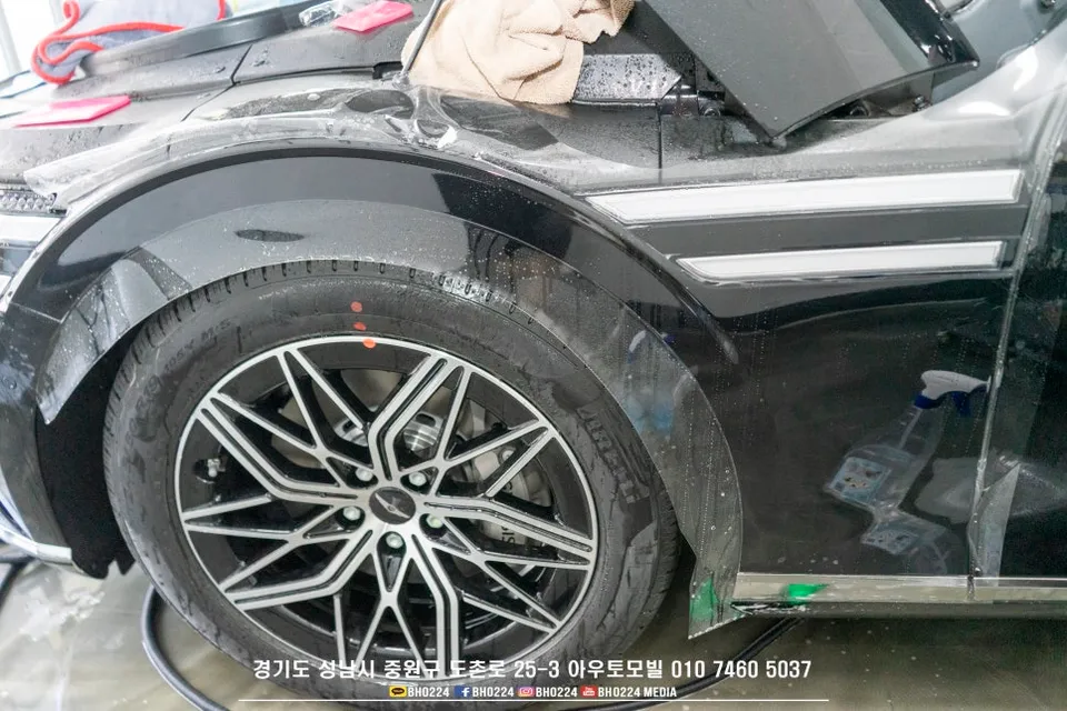 Genesis G90 PPF施工事例｜費用目安・仕上がり 施工写真 1-3