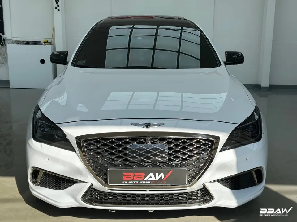 Genesis G80のPPF施工事例|費用目安と仕上がり 施工写真 3-3