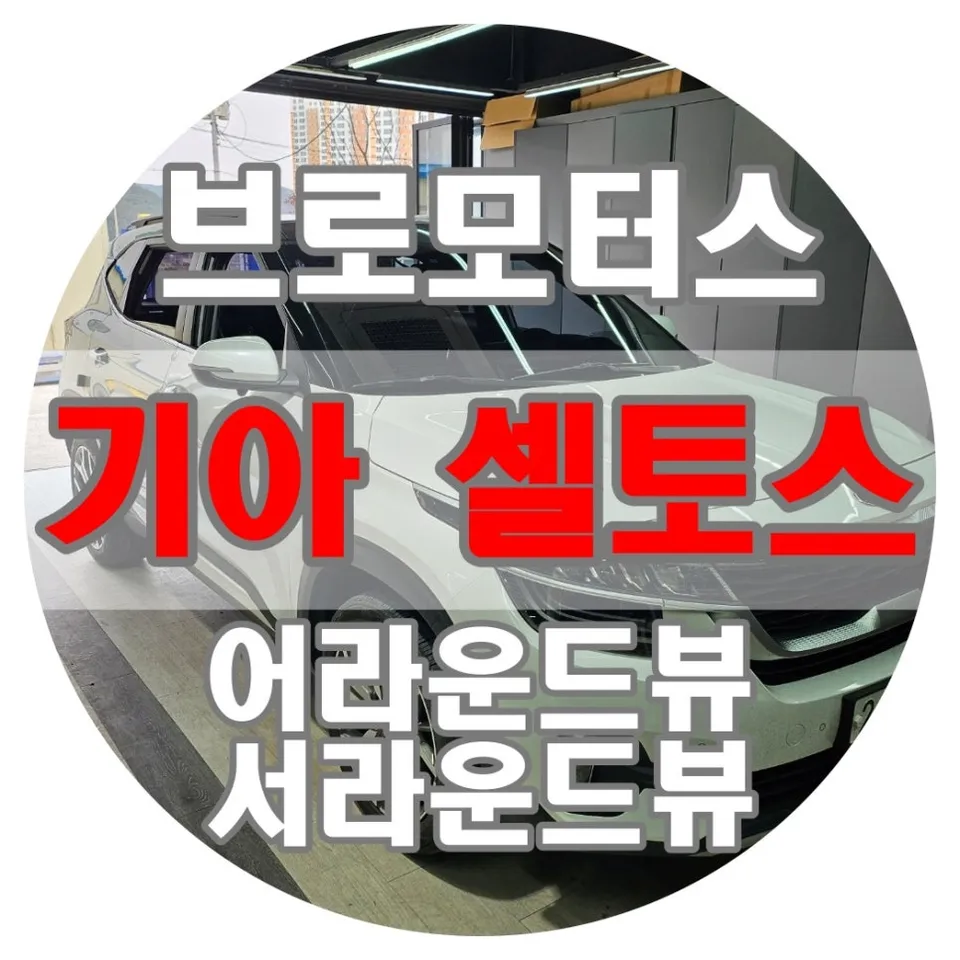 Kia Seltos surround view camera installation result