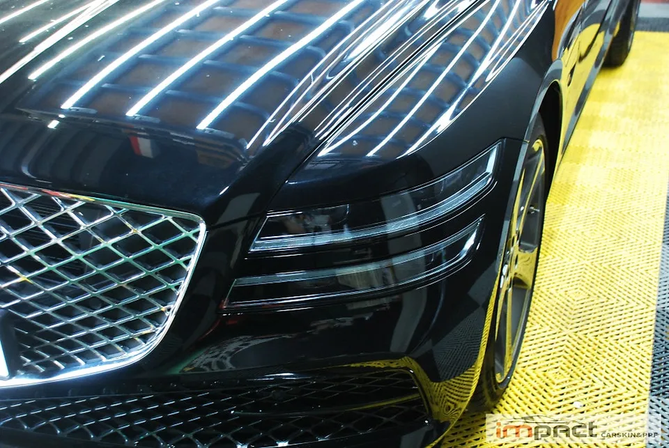Genesis G80 PPF施工事例|費用目安と仕上がり 施工写真 3-2