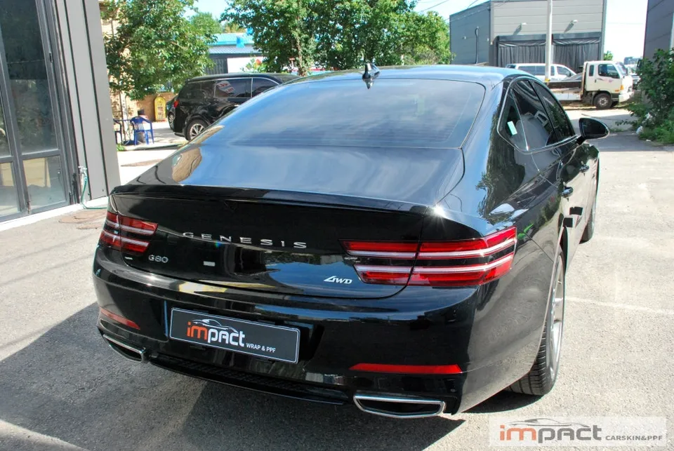 Genesis G80 PPF施工事例|費用目安と仕上がり 施工写真 1-3