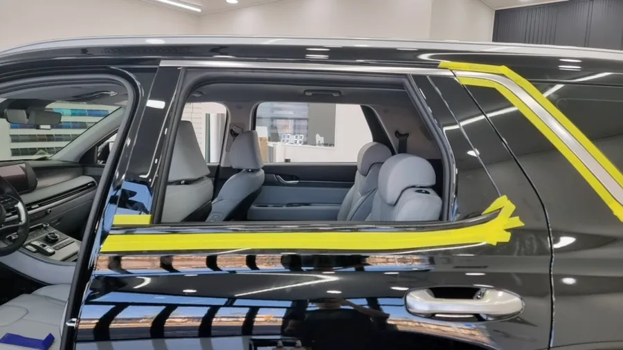 Hyundai Palisadeのカーラッピング事例 施工写真 4-1