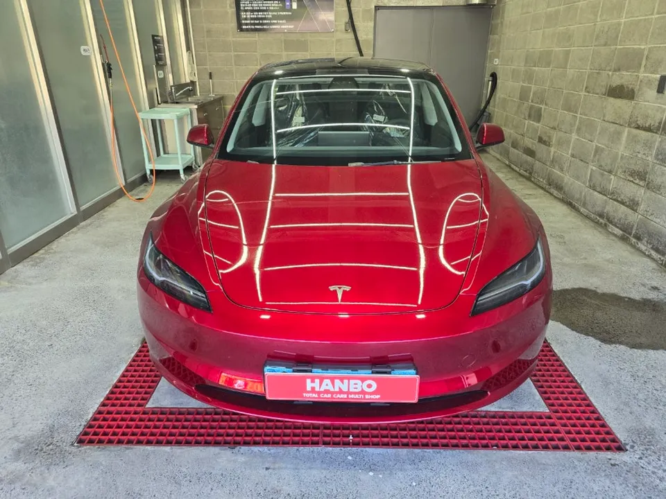 Tesla Model 3 PPF施工事例|費用目安と仕上がり 施工写真 3-1