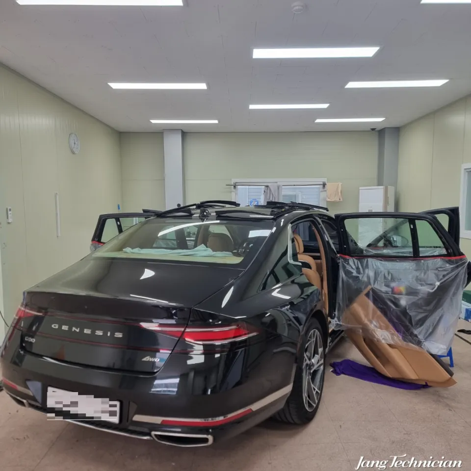 Genesis G90 window tinting - Genesis G90 Window Tinting Review: Blockfordy Sky Blue photo 4