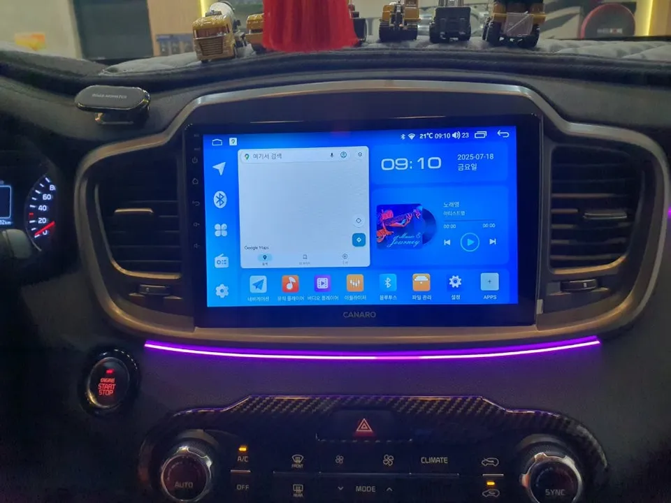 Kia SorentoのAndroid Auto・CarPlay取付事例 施工写真 5