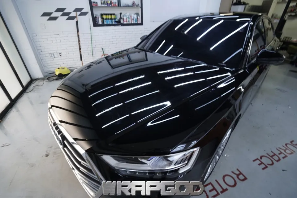 Audi A8のPPF施工事例｜費用目安と仕上がり 施工写真 2-2