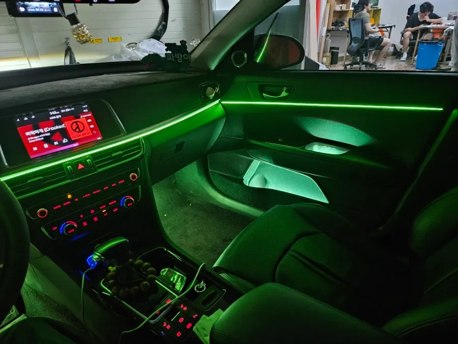 Kia K5 ambient lighting - Kia K5 Ambient Lighting Upgrade: Non-Exposure Acrylic photo 5