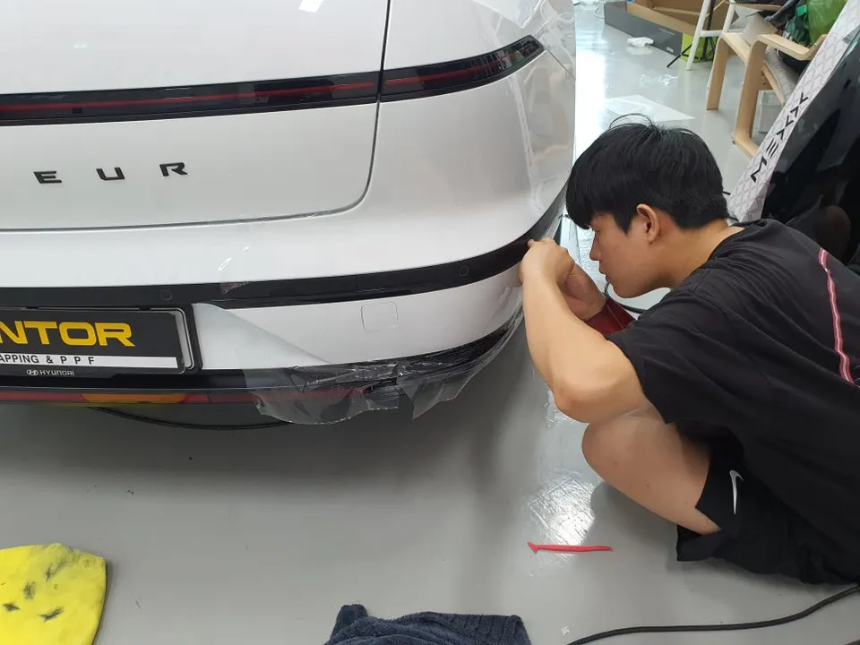 Hyundai AzeraのPPF施工事例|費用目安と仕上がり 施工写真 1-3