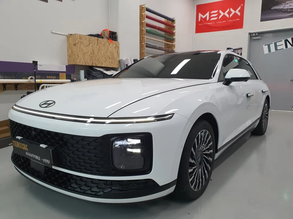 Hyundai AzeraのPPF施工事例|費用目安と仕上がり 施工写真 2-3