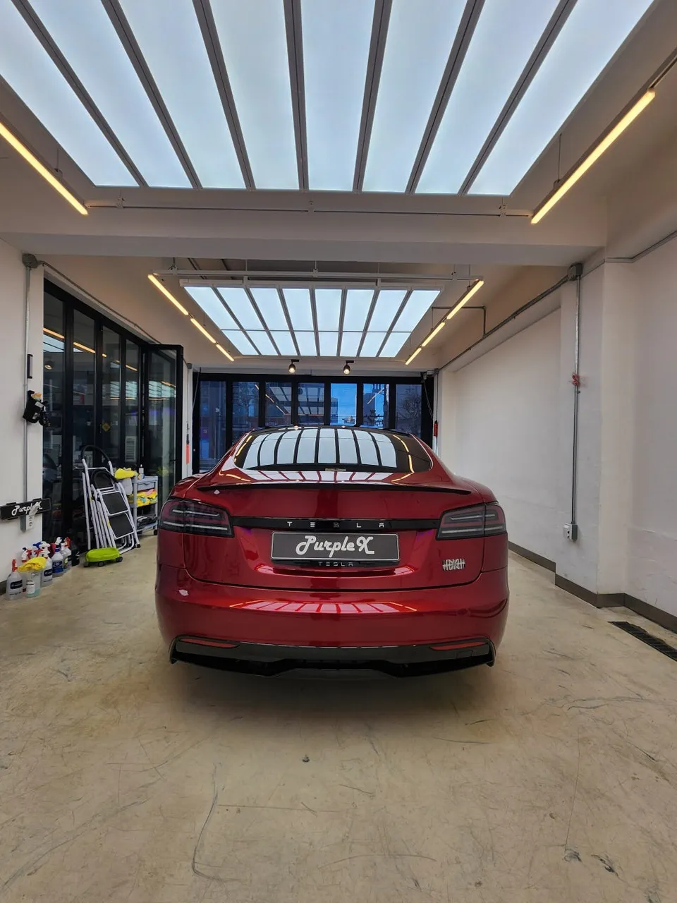 Tesla Model SのPPF施工事例|費用目安と仕上がり 施工写真 2-2
