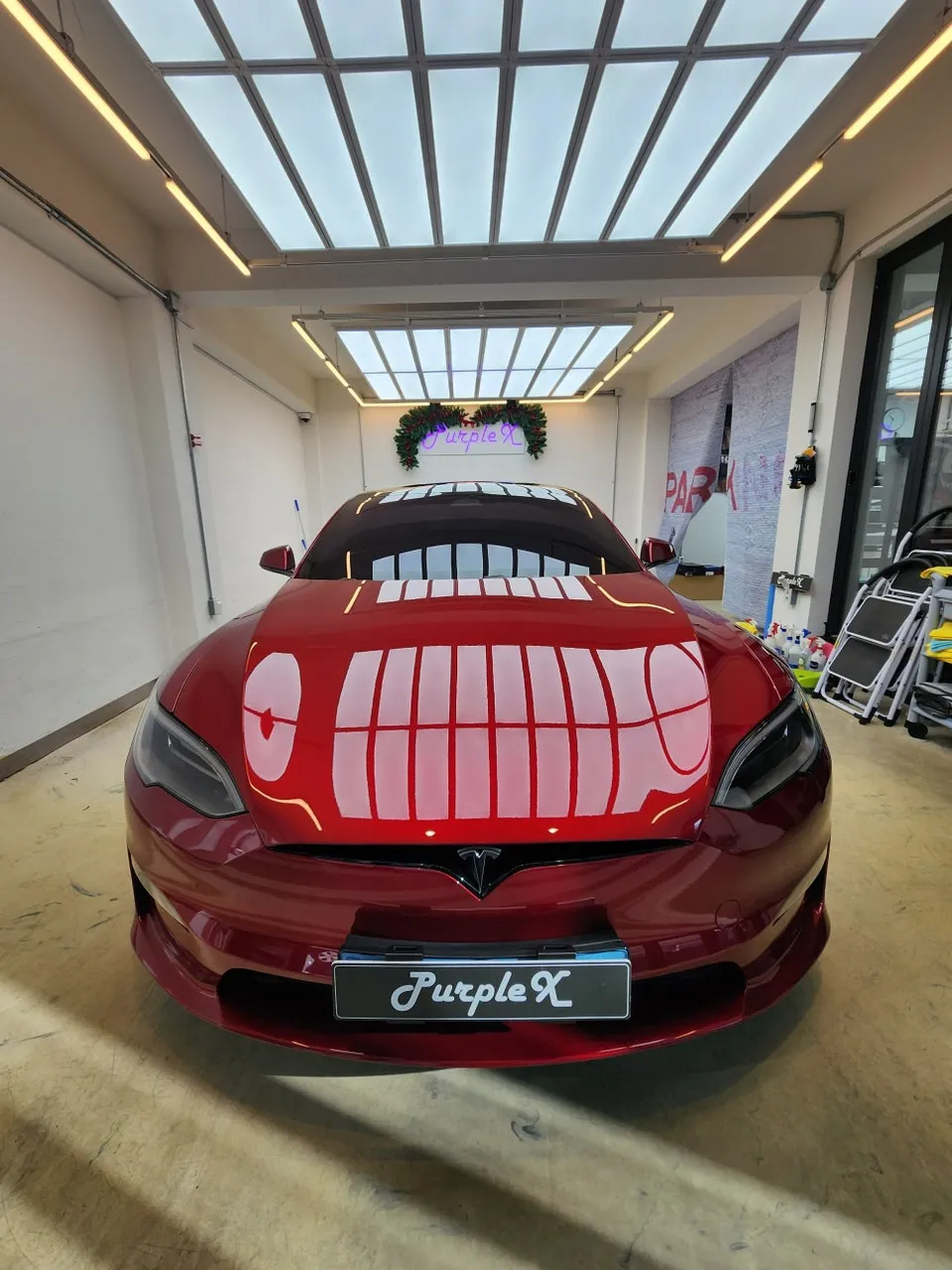 Tesla Model SのPPF施工事例|費用目安と仕上がり 施工写真 4-2