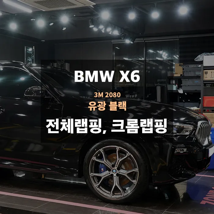 BMW X6 PPF施工事例｜光沢ブラックで高級感アップ 写真