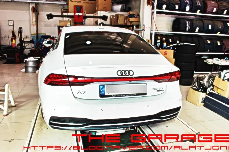 Audi A7 car audio installation result
