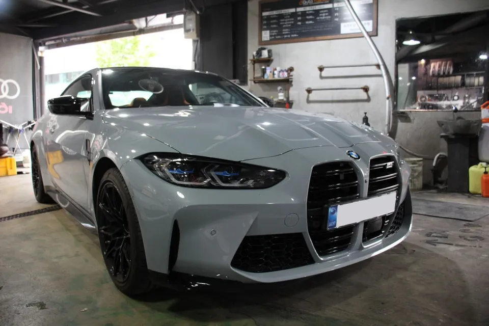 BMW M4 G82 wheel repair installation result