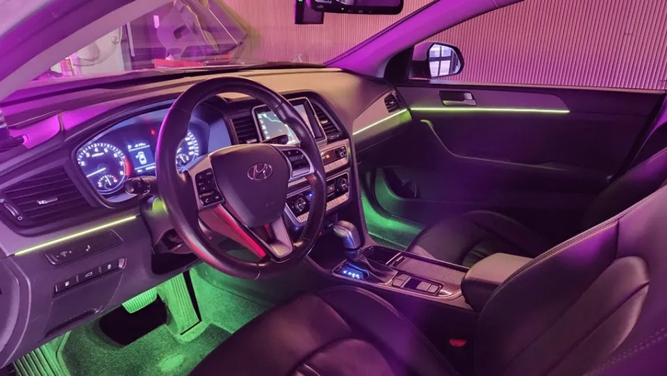 Hyundai Sonata LF ambient lighting - Hyundai Sonata LF Ambient Lighting Review — Cost & Results photo 3