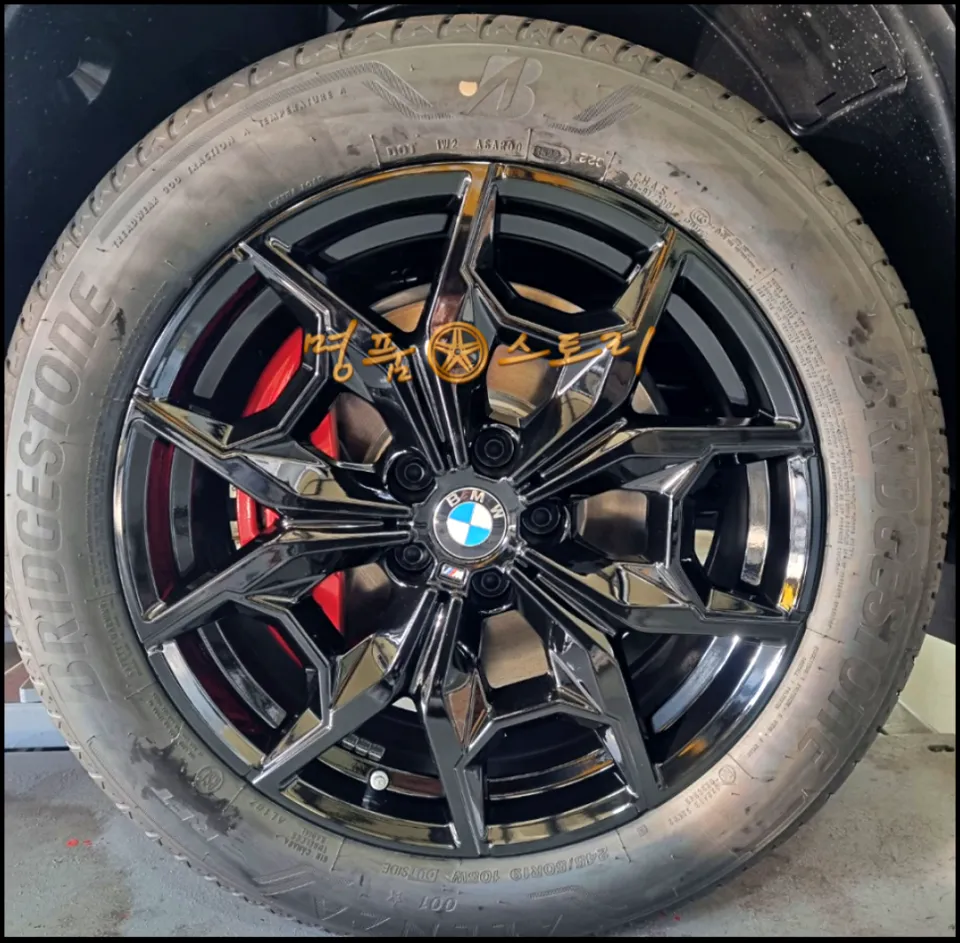 BMW X4 wheel repair - BMW X4 Wheel Refinishing Review — Gloss Black Finish in Ilsan photo 6