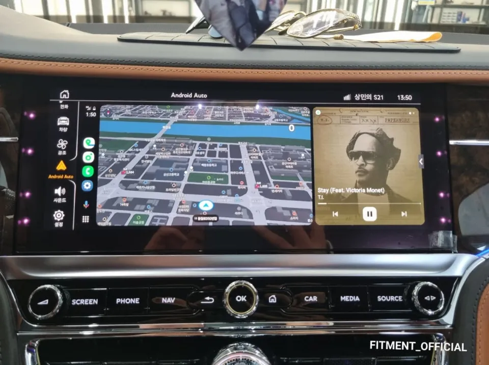 Bentley Flying Spur ambient lighting installation result