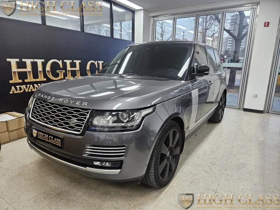 Land Rover Range Rover Vogue android head unit installation result