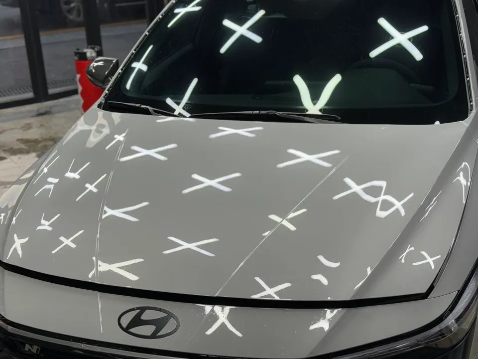 Hyundai Elantra N PPF施工事例|費用目安と仕上がり 施工写真 1-2