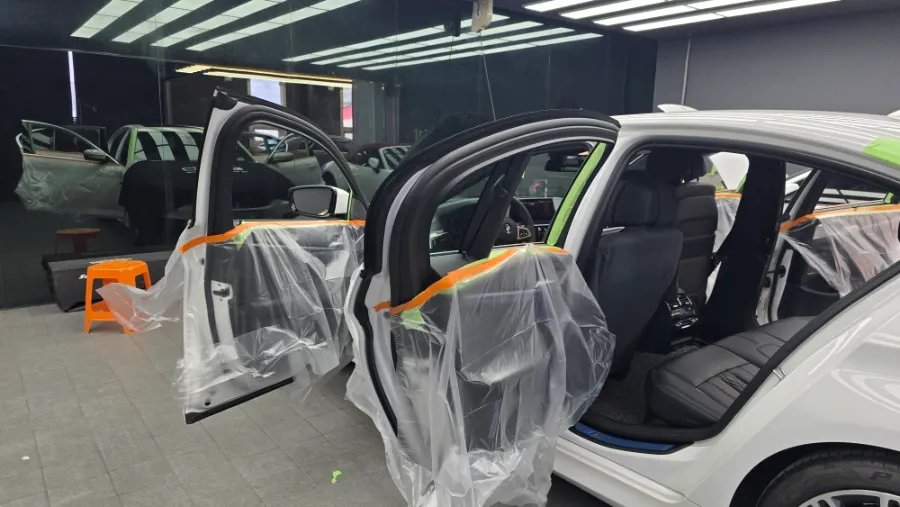 BMW 5 Series window tinting - BMW 5 Series Window Tinting Review — Heat Rejection Film photo 5